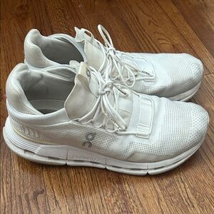 On Running White Women's CloudTec Knit Sneakers